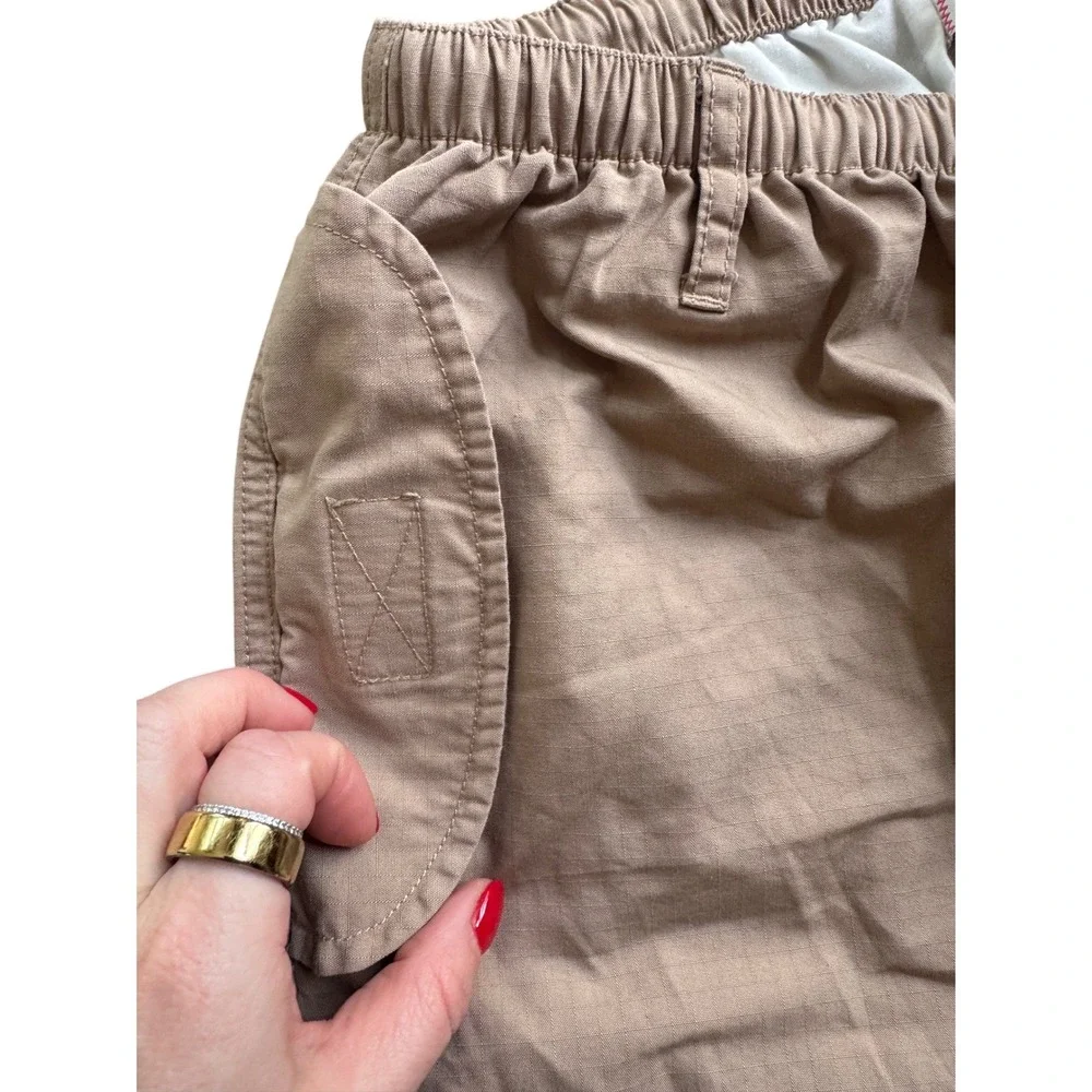 BDG Urban Outfitters Tan Cargo Pants‎ Drawstring Utility Streetwear Womens S